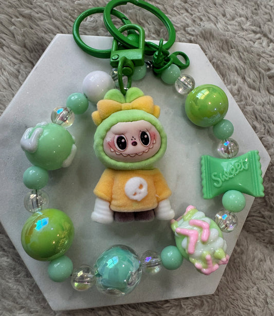 Kawaii Green Keychain