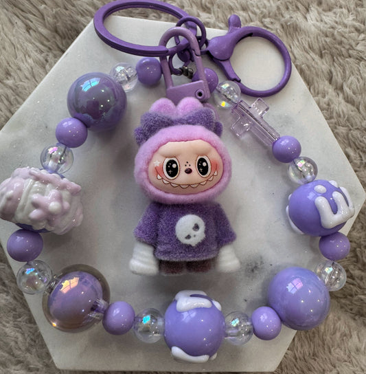 Kawaii Purple Keychain